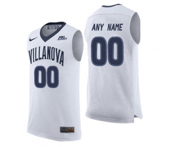 Villanova Wildcats White Men's Customized College Basketball Elite Jersey