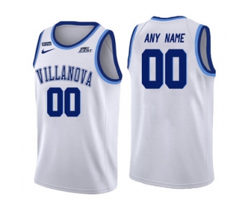 Villanova Wildcats White Men's Customized College Basketball Jersey