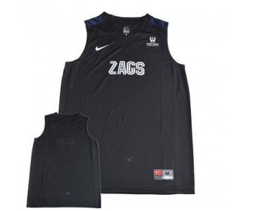 Gonzaga Bulldogs Black Men's Customized College Basketball Jersey