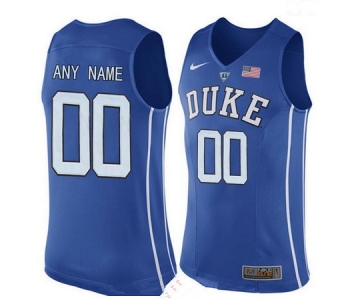 Youth Duke Blue Devils Custom Nike Performance Elite College Basketball Jersey - Royal Blue