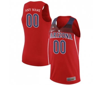 Arizona Wildcats Red Men's Custom College Basketball Jersey
