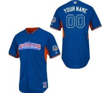 Men's American League Customized 2013 All-Star Blue Jersey