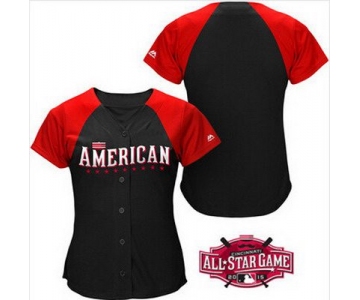 Women's American League Customized 2015 MLB All-Star Black Jersey