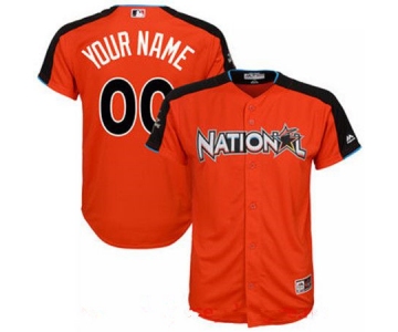 Youth National League Majestic Orange Blank 2017 MLB All-Star Game Home Run Derby Team Jersey