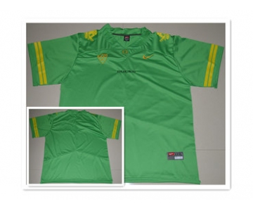 Custom Men's Oregon Ducks Apple Green Limited Stitched College Football 2016 Nike NCAA Jersey