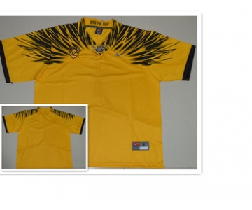 Custom Men's Oregon Ducks Yellow Electric Lightning Stitched College Football 2016 Nike NCAA Jersey