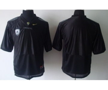 Men's Oregon Ducks Customized Black Pro Combat Jersey