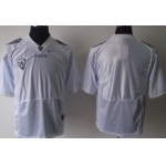 Men's Oregon Ducks Customized White Pro Combat Jersey