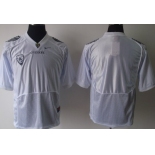 Men's Oregon Ducks Customized White Pro Combat Jersey