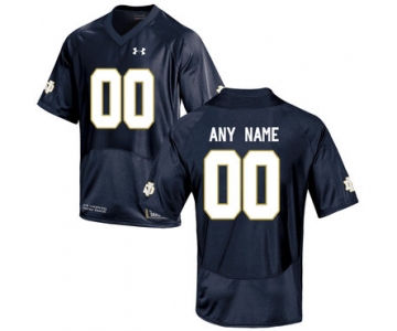 Notre Dame Fighting Irish Navy Men's Customized College Football Jersey
