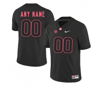 Alabama Crimson Tide Black Men's Customized College Football Jersey
