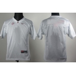Kids' Alabama Crimson Tide Customized White Jersey