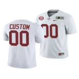 Men's Alabama Crimson Tide ACTIVE PLAYER Custom 2022 Patch White College Football Stitched Jersey