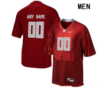 Men's Alabama Crimson Tide Custom College Football Nike Pro Combat Jersey - Crimson Red