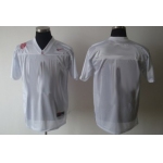 Men's Stanford Cardinals Customized White Jersey