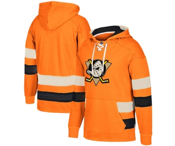 Ducks Orange Men's Customized All Stitched Hooded Sweatshirt