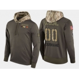 Nike Ducks Men's Customized Olive Salute To Service Pullover Hoodie
