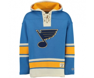 Blues Light Blue Men's Customized All Stitched Sweatshirt