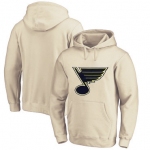 St. Louis Blues Cream Men's Customized All Stitched Pullover Hoodie