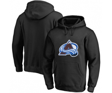Colorado Avalanche Black Men's Customized All Stitched Pullover Hoodie