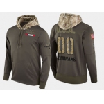 Nike Capitals Men's Customized Olive Salute To Service Pullover Hoodie