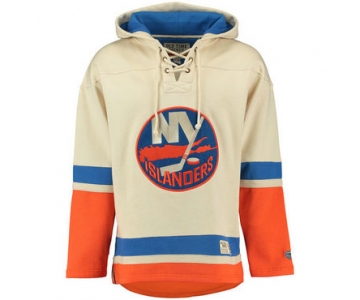 Islanders Cream Men's Customized All Stitched Sweatshirt