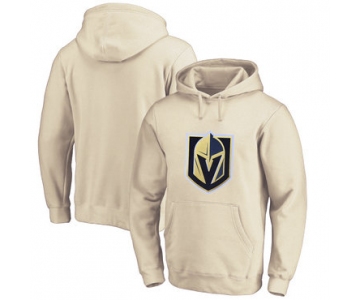 Vegas Golden Knights Cream Men's Customized All Stitched Pullover Hoodie