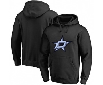 Dallas Stars Black Men's Customized All Stitched Pullover Hoodie
