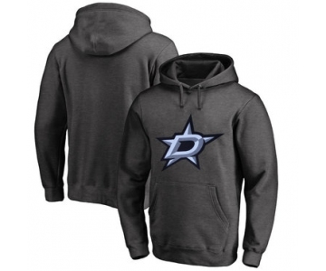 Dallas Stars Dark Gray Men's Customized All Stitched Pullover Hoodie