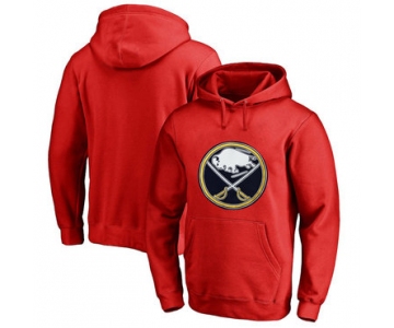 Buffalo Sabres Red Men's Customized All Stitched Pullover Hoodie