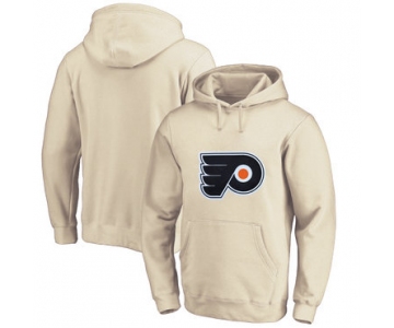 Philadelphia Flyers Cream Men's Customized All Stitched Pullover Hoodie