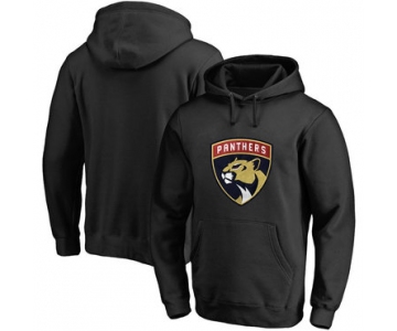 Florida Panthers Black Men's Customized All Stitched Pullover Hoodie