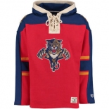 Panthers Red Men's Customized All Stitched Sweatshirt