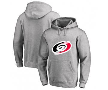 Carolina Hurricanes Gray Men's Customized All Stitched Pullover Hoodie