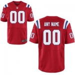 Men's New England Patriots Nike Red Customized 2014 Elite Jersey