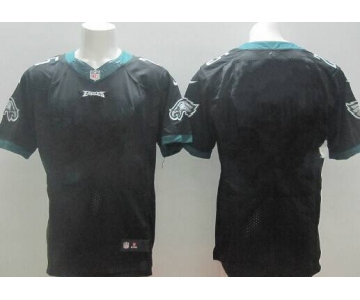 Men's Philadelphia Eagles Nike Black Customized 2014 Elite Jersey