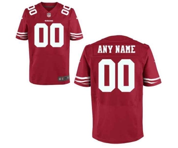 Men's San Francisco 49ers Nike Red Customized 2014 Elite Jersey