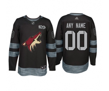 Adidas Arizona Coyotes Black 1917-2017 100th Anniversary Stitched NHL Custom Jersey