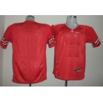 Men's Ohio State Buckeyes Customized Red Jersey