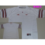 Women's Ohio State Buckeyes Custom College Football Nike Limited Jersey - 2016 White