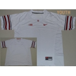 Youth Ohio State Buckeyes Custom College Football Nike Limited Jersey - 2016 White