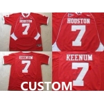 Custom Mens University of Houston Red Jersey
