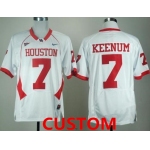 Custom Mens University of Houston White Jersey