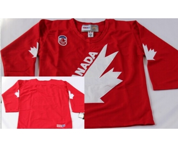 1991 Olympics Canada Men's Customized Red Jersey