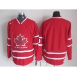 Men's 2010 Olympics Canada  Custom Red Jersey