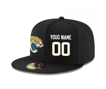 Jacksonville Jaguars Custom Snapback Cap NFL Player Black with White Number Stitched Hat