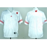 Kids' Wisconsin Badgers Customized White Jersey