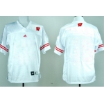 Men's Wisconsin Badgers Customized White Jersey