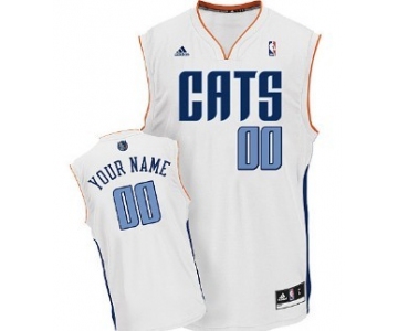 Kids Charlotte Bobcats Customized White Jersey