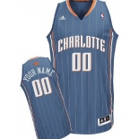 Mens Charlotte Bobcats Customized Blue Jersey